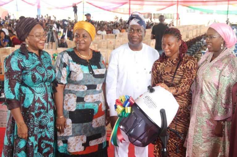 Xhale Lagos covers SANWO-OLU DISTRIBUTES EMPOWERMENT TOOLS TO VULNERABLE, INDIGENT RESIDENTS