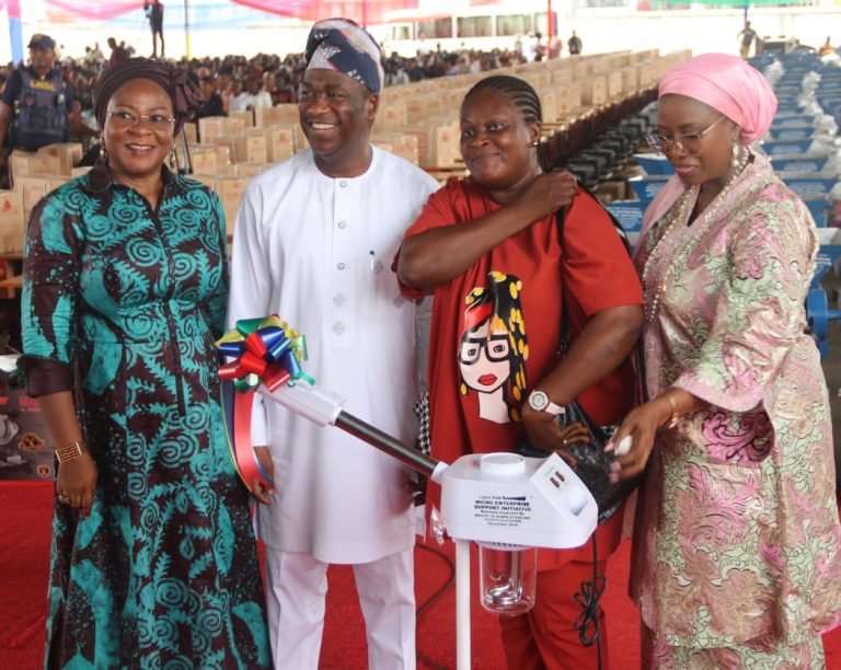 Xhale Lagos covers SANWO-OLU DISTRIBUTES EMPOWERMENT TOOLS TO VULNERABLE, INDIGENT RESIDENTS